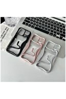 قاب سیلیکونی سه بعدی Zebana Samsung Galaxy A54 سازگار با قاب رزگلد-thumb