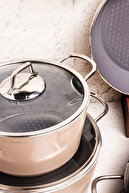 آشپزخانه انبه با شکوه کریستال 7 قطعه ظروف پخت-thumb