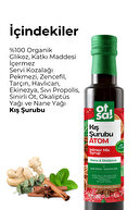 شربت شربت زمستانی اتم حاوی ملاس مخروط ، زنجبیل ، اکیناسه و عصاره های گیاهی 350 گرم-thumb