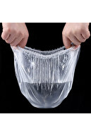 100 تکه قابلمه الاستیک و کاپوت بشقاب کشش قابل انعطاف برای حفظ طراوت-thumb