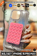 Transparent Case & Pink Suction Cup