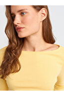 31401 یقه قایقرانی توپ-زرد