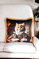 orange fringed cat