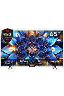 65T7B 65 اینچی صفحه نمایش 165 4K Ultra HD Smart TV Google QLED Pro با گیرنده ماهواره-thumb