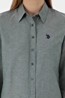 پیراهن آستین بلند زنانه سبز تیره 50297002-VR079-thumb