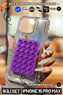 Transparent Case & Purple Suction Cup