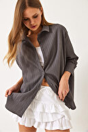 زن کم شانه O Orsaیز Basic Bürümcük پیراهن 60392 60271069-thumb