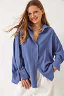 زن کم شانه O Orsaیز Basic Bürümcük پیراهن 60392 60271069-thumb