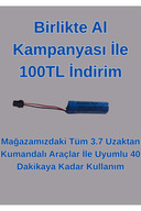 Remote Control Vehicle Battery 3.7 V 14500 Li-ion قابل شارژ 900 ماه-thumb