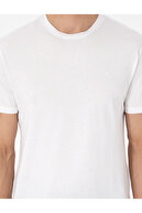 نخی 100 ٪ پنبه ای باریک و باریک تیشت تیشرت اساسی 50306980-VR019-thumb