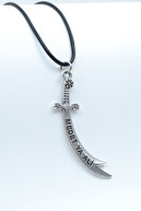 Silver. Leather. Rope