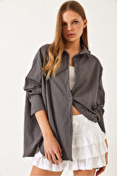 زن کم شانه O Orsaیز Basic Bürümcük پیراهن 60392 60271069-thumb