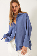 زن کم شانه O Orsaیز Basic Bürümcük پیراهن 60392 60271069-thumb