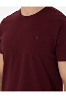 کلارت قرمز 100% پنبه اسلیم فیت یقه گرد پایه تیشرت 50306980-VR014-thumb