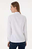 پیراهن آستین بلند زن سفید 50297002-VR013-thumb