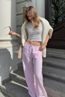 شلوار کمر قابل تنظیم پودر شلوار کشیده شده MG2087-thumb