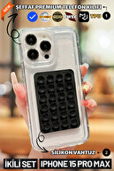 Transparent Case and Black Suction Cup