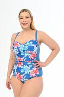 blue flower pattern