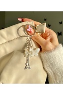 پاریس Keychain با جذابیت پروانه-thumb
