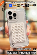 Transparent Case and White Suction Cup