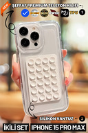 Transparent Case and White Suction Cup