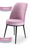Chair Pink Legs Black