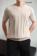 تی شرت لباس بافتنی کرم بافندگی-thumb