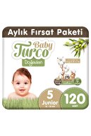 Baby Turco Doğadan 5 Numara Junior 120 Adet