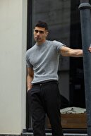 Onurmen - قالب راحت بیضی شکل برش اصلی مردان T -Shirt White-thumb