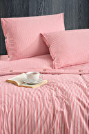 دکمه اندازه گردان پنبه Ranforce مجموعه کتانی راه راه-thumb