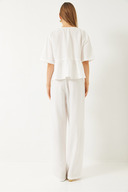 اتصال زن شلوار بلوز کوتاه آستین کوتاه ، مجموعه زیر مجموعه مجموعه 9265 60281014-thumb