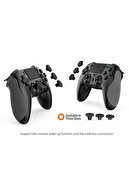 کنترلر بازی بی سیم Ps4 جوی استیک بلوتوث Ps4 PC سازگار با لرزش دوگانه طراحی ارگونومیک-thumb