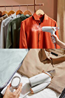 Steam Rush Eco Foldable Vertical Steam Iron 1000W White - AR6035-B-thumb