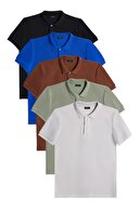 Black-Saxe Blue-Brown-Khaki-Gray