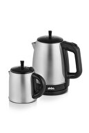 STM - 5845 Inox Tea Maker and SCM - 2967 Electric Coffee Machine Coffee Turk-thumb