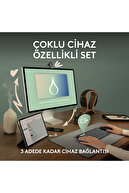 مجموعه کیبورد و ماوس ترکی بی‌سیم بی‌صدا چند دستگاهی Pebble Combo، مشکی 920-012245-thumb