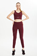 شلوار جوراب شلواری جوراب شلواری زنانه قرمز فاق بلند لیکرا تکه ای جیبی ساده دویدن در فضای باز ورزشی شلوار شلوار شلوار 0674-thumb