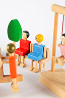 مجموعه پارک اسباب بازی چوبی - اسباب بازی چوبی طبیعی آموزشی سازگار با مونتسوری-thumb