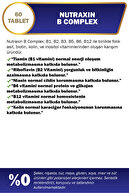 ویتامین B کمپلکس 60 قرص - B1، B2، B3، B5، B6، B12، اسید فولیک، بیوتین، کولین، اینوزیتول-thumb