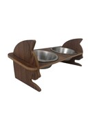 قهوه چوبی دو کانتینر مواد غذایی و آب پیش نویس فولادی را از هم جدا کرد-thumb