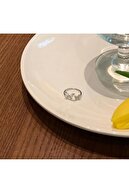 انگشتر شیک طرح پروانه دو نفره - رنگ نقره ای-thumb