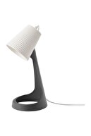 IKEA Çalışma Lambası, Koyu Gri-beyaz Meridyendukkan 8.6 W 35 Cm Masa Lambası Çalışma-okuma Lambası