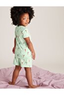 Marks & Spencer Balerin Desenli Pijama Takımı