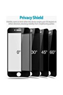 POWELL Iphone 7 Plus 8 Plus Mat Hayalet Gizli Tam Kaplayan Kırılmaz Seramik Görünmez Ekran Koruyucu Siyah