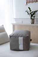 Gray Herringbone - Large