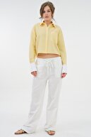 پیراهن محصول راه راه زرد-thumb