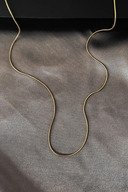 ست دستبند مار گردنبند استیل ایتالیایی تضمینی یونیسکس طلای تیره دار-thumb