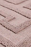 فرش و قالیچه مدرن بافته شده قابل شستشو با پایه بدون لغزش سری بوکل پنبه ای-thumb