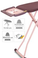 میز اتو سیلویا ست قفسه خشک کن لوله ضخیم ایرونیکا - آلو-thumb