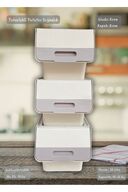 3 تکه سیب زمینی چرخدار جا پیازی Toy Potato Onion Basket Cream Motek 36 Lt-thumb